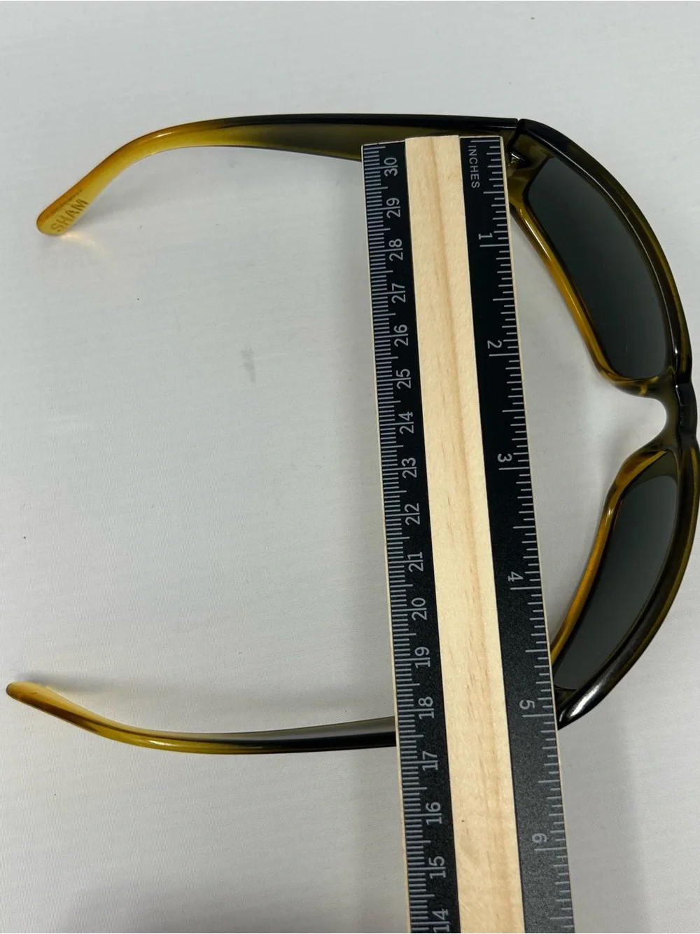VTG Y2K VonZipper Wrap Sunglasses Sham Gradient Frames Green To Yellow